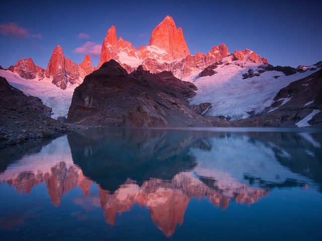 Patagonien im Alpenglühen